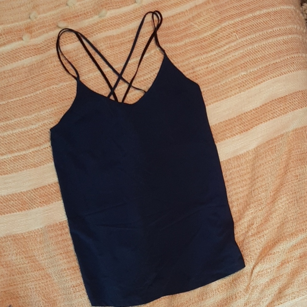 Navy Blue Under Armour tank top